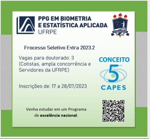 Seleção Extra para Doutorado 2023.2